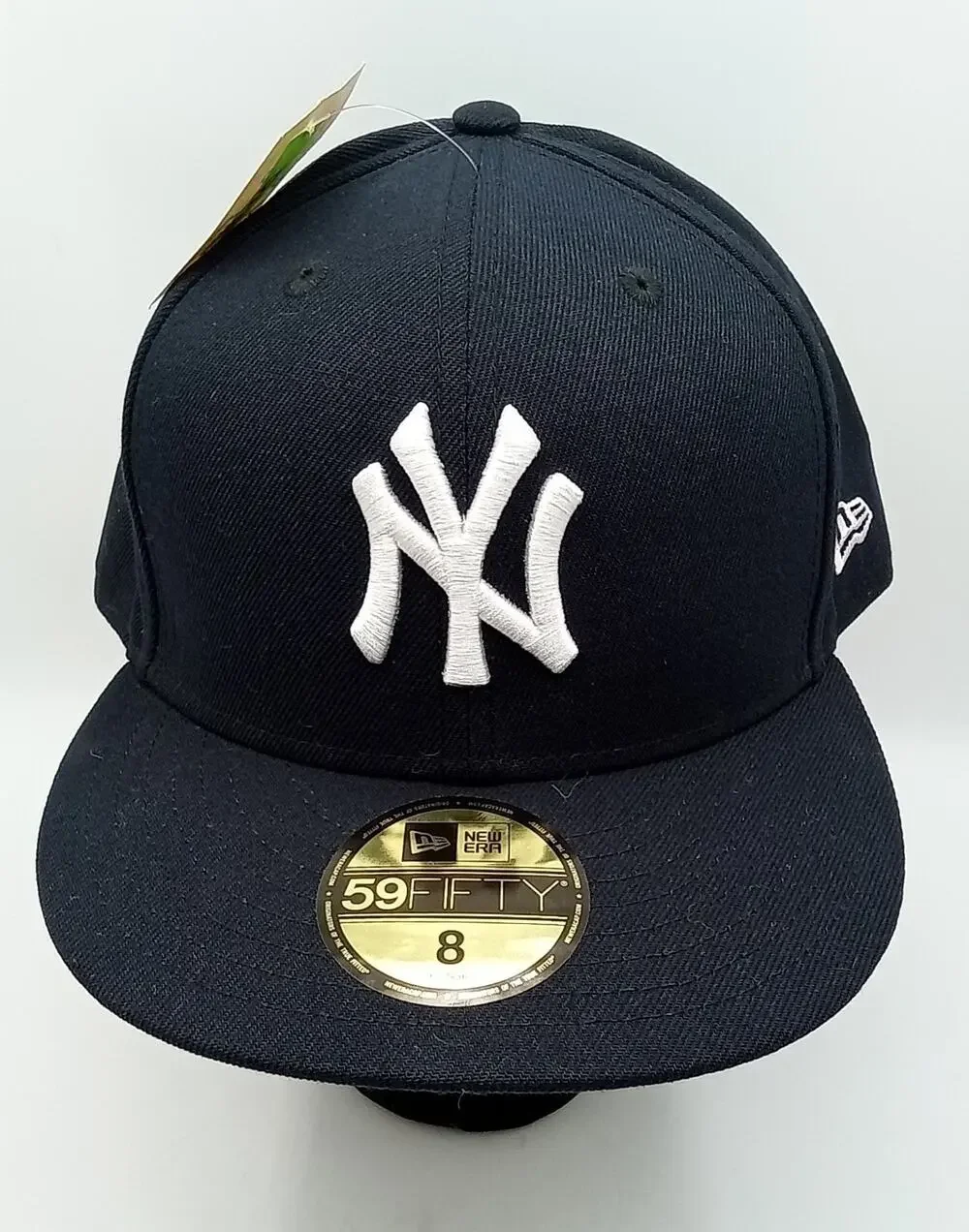 New York Yankkes Black New Era 59Fifty Cap Size 8